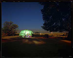 Desert Yurt in Forever Twilight-1st habitable Black Rock 'Wickiup'